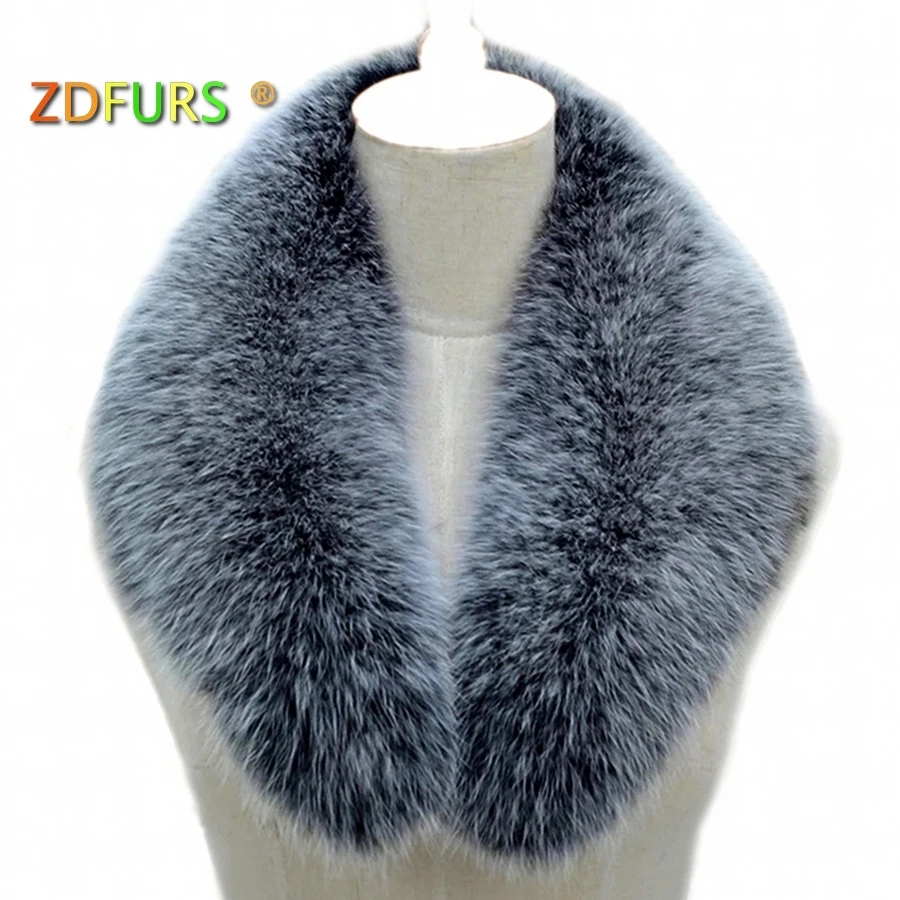 ZDFURS * Bulu riak sebenar Kolar Wanita Selendang Pembalut Buaian Kerang Panas Jacket Fur Collar mencuri Bulu fox bulu asli cincin