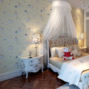 

New Non-woven Wallpaper Duck Animal Cartoon Cute Wall Paper Roll Background Mural For Kids Rooms Children Home Decorative WP212