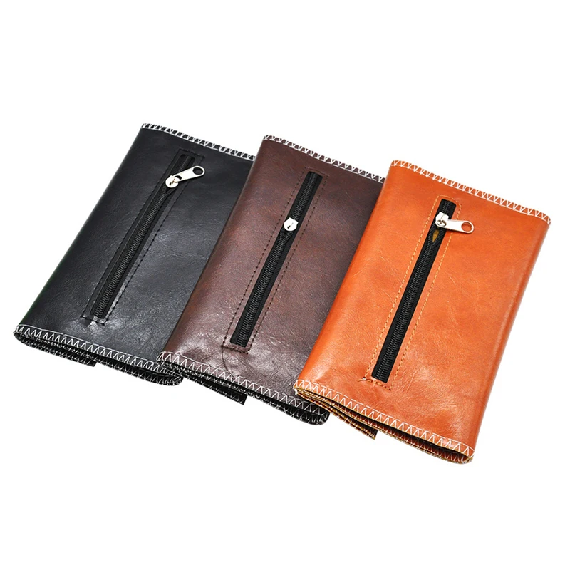 

Artificial Leather Tobacco Pouch Pipe Cigarette Holder Smoking Paper Holder Wallet Bag