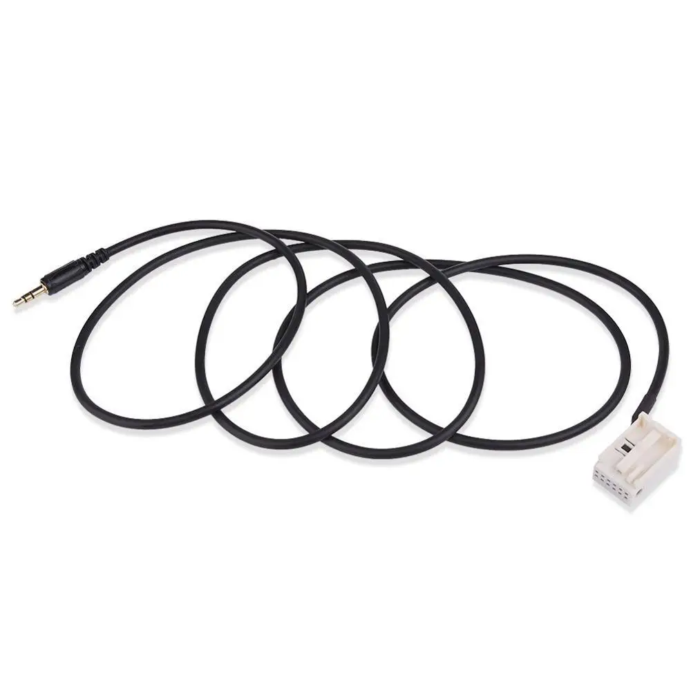 Mercedes Benz W169 W203 W209 W251 Auto CD Changer 3.5mm AUX-IN Audio 12 Pin Adapter Cable