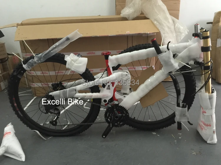 a0001-27 Speeds 26 Downhill Mountain Bike TOUGH Oil Spring Full Suspension  Fork SHIMANO M446 OIL Disc Brake Aluminium Alloy Soft-tail Frame 700mm longer hanldlebar KENDA T.jpg