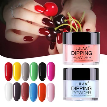 

12 Boxs Nail Glitter Powder With Matching Glue UV Gel Polish Nails Decor Simple Long Lasting Dipping Manicure Nail Powder Art