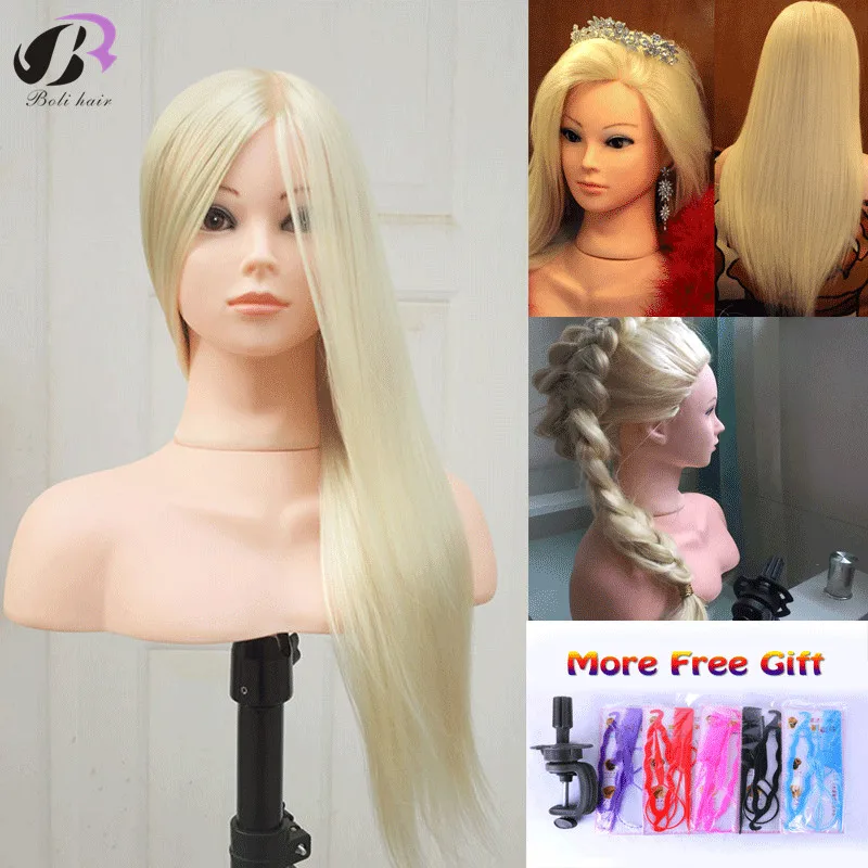 Free Shipping!! High Level Mannequin Head With Hair Head With Shoulder
