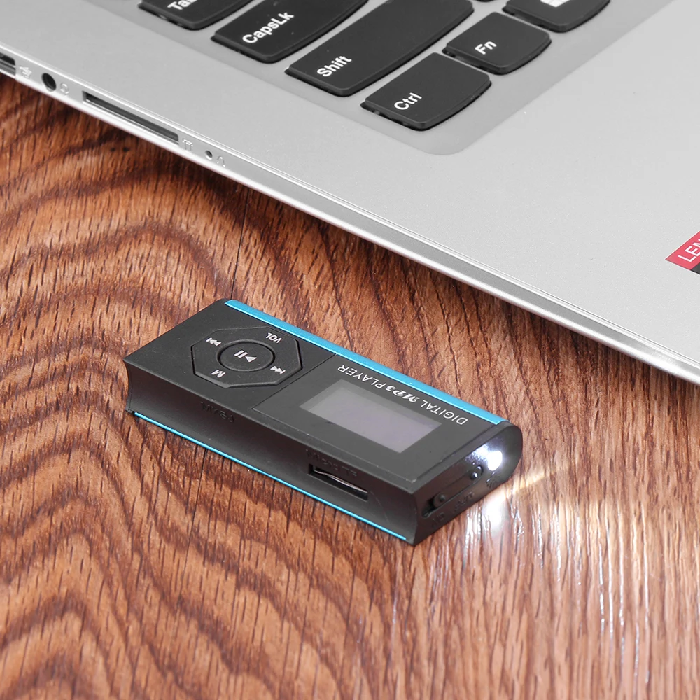 Powstro ЖК-дисплей цифровой музыкальный MP3 плеер без памяти Макс поддержка 16 Гб Micro SD карта TF карта с usb кабель для зарядки