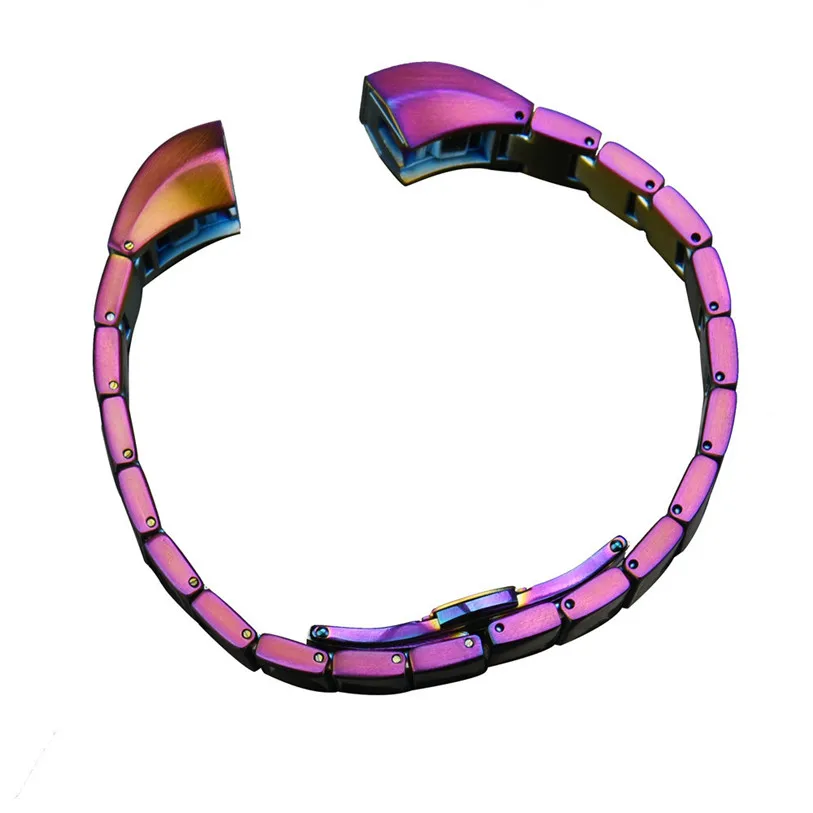multicolor Наручные часы из нержавеющей стали с ремешком для Fitbit Alta Smart Watch NOV25E22#4#5 - Цвет: multicolor