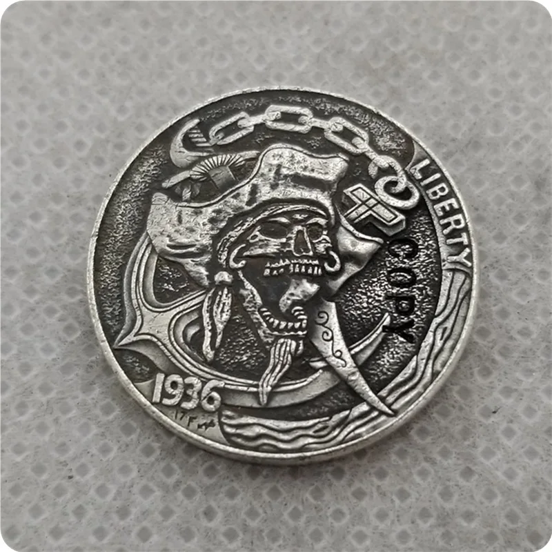 Хобо Никель Coin_Type# 61_1936-D с гравировкой в виде американского бизона из никеля копия монеты памятные монеты коллекционирования