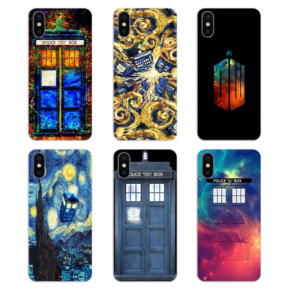 Transparent Soft Cases Covers Doctor Who For iPod Touch iPhone 4 4S 5 5S 5C SE 6 6S 7 8 X XR XS Plus MAX |