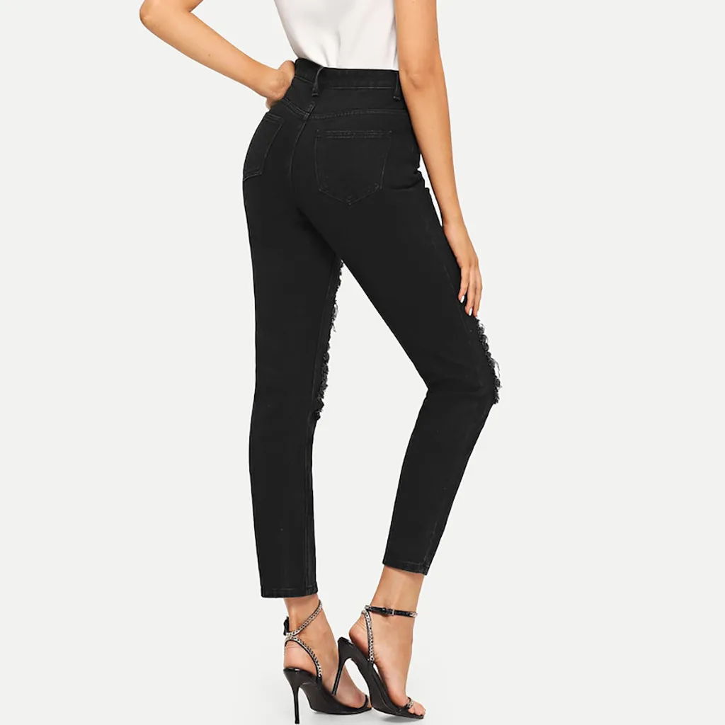 Tinggi Kurus Fashion Pacar Bahan Jeans 