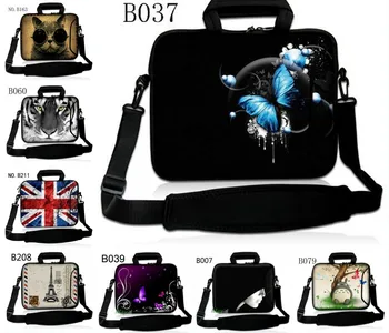 

Many Designs Laptop Carry Sleeve Bag Case +Shoulder Strap For 10 11.6 12 13.3 14 15.6 17.3 inch briefcase