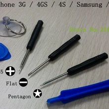 300 Декодер каналов кабельного телевидения(1800 шт.) 6 в 1 ремонтный инструмент для вскрытия комплект с 5 Point Star пятиконечный звездообразный ключ отвертка iPhone samsung+ пакеты для продажи