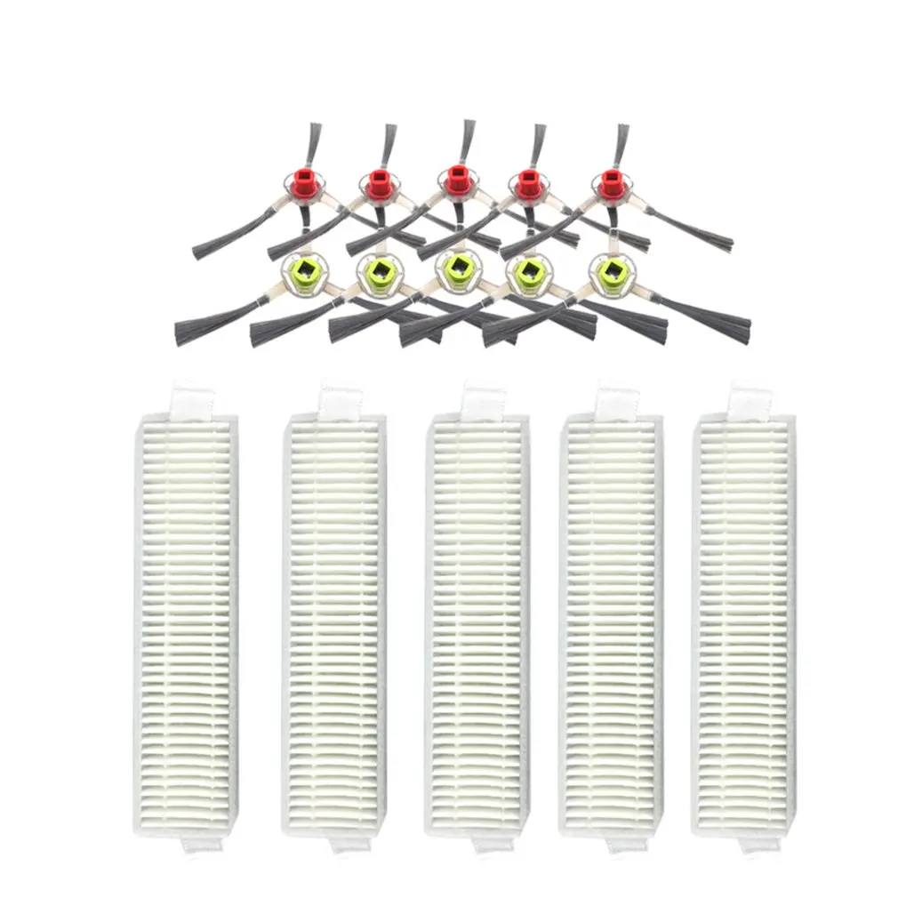 

For ECOVACS Deebot Slim DA60 Robot Vacuum Cleaner Parts Accessories Kit Durable HEPA Filter Side Brushes