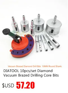 DIATOOL 5 pçscaixa 6681012mm Vacuum Soldadas Diamante