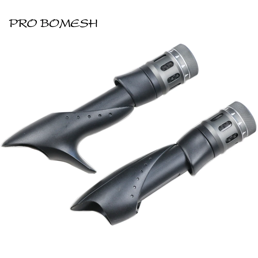 

Pro Bomesh 1Set Aluminum Locking Nut+3K Carbon Spinning Casting Reel Seat Set DIY Rod Building Component Repair Accessory