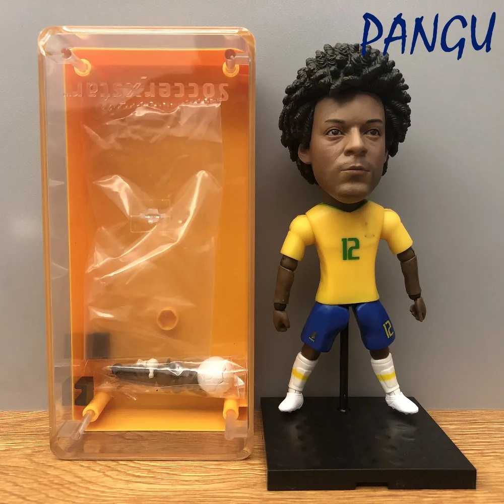 Soccerwe dolls figurine Sports stars MARCELO #12 BRAZIL delicate Movable joints resin model toy action figure collectible gift