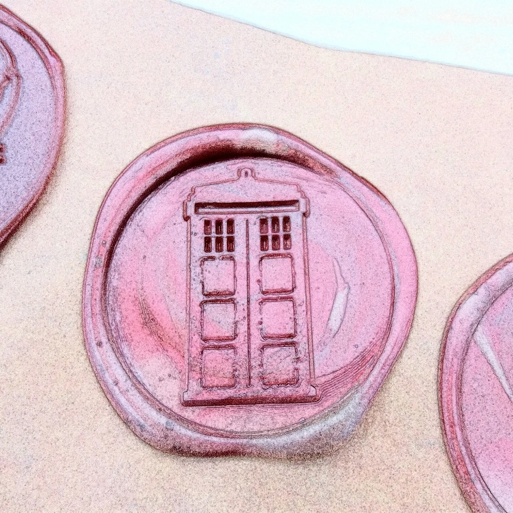 Kostenloser Versand Tardis Polizei Box Siegellack Arzt Die Wachs Dichtung Stempel Geek Geschenk Idee Seal Stamp Wax Seal Stampsealing Wax Aliexpress