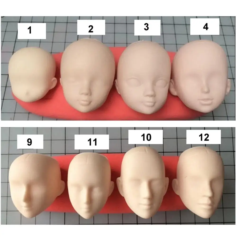 13 шт./компл. 3D Baby Face оборудования для изготовления пресс-формы силиконовые формы торт шоколадные конфеты пресс-формы для выпечки инструменты для украшения тортов из мастики