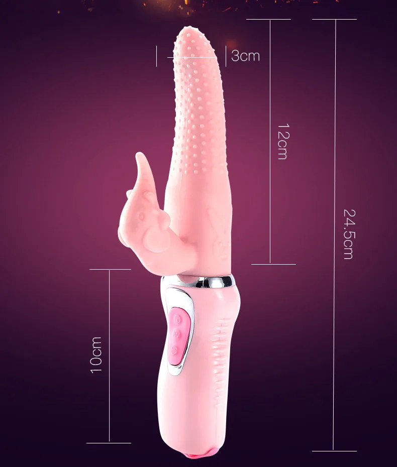 JIUAI Super Soft Silicone Vibrator Smart Heating G-spot Stimulator Tongue Vibrators for Women Clitoris Stimulator USB Charge (9)