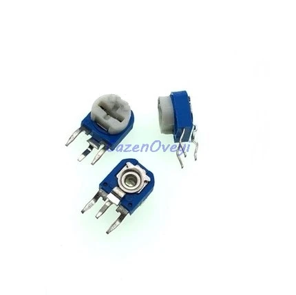 

20pcs/lot RM063 100 ohm blue and white can be adjusted resistance potentiometer 100R 101