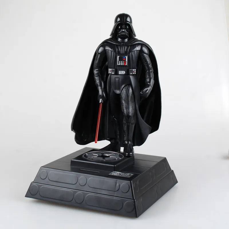 Звездные войны Дарт Вейдер Сохранение Пот Копилка Движимого с Звук Свет ПВХ Фигурки Коллекционная Модель Игрушки 30 см KT1980