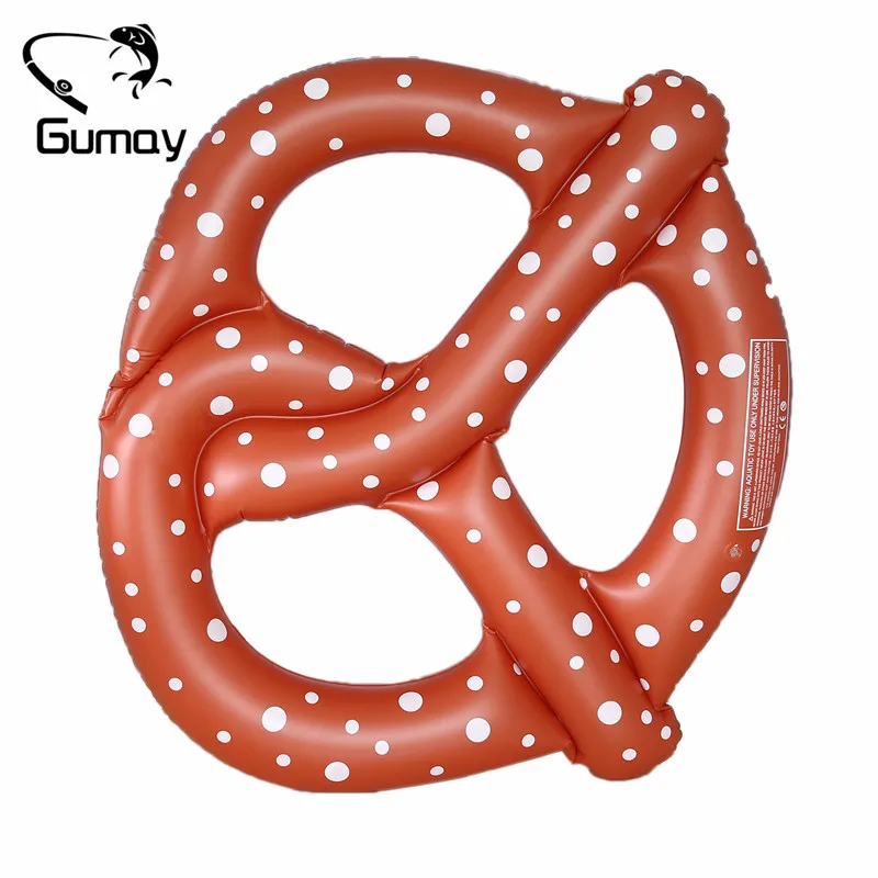 Gumay 1pc Floats Summer Pizza Donuts Swimming Ring Float Inflatable