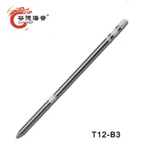 Gudhep T12-B3 Welding Tips T12 Soldering Iron Tips for Hakko FM203 Soldering Rework Station FM2027 Handle 1pcs solder iron tips t12 series t12 ils dl52 i il j02 jl02 js02 soldering iron tips welding tip soldering welding stings