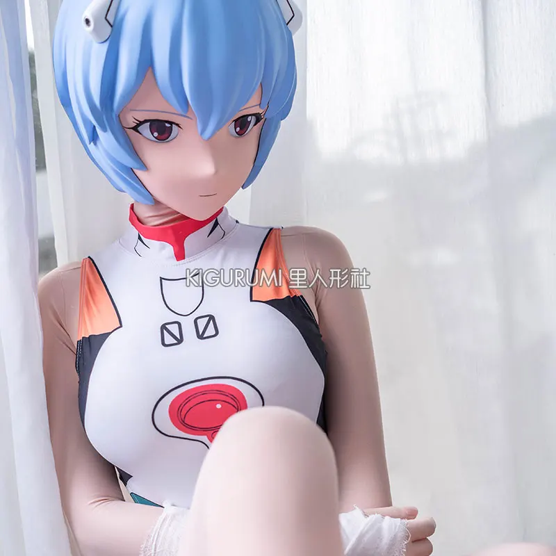 

(KIG7165) Kigurumi Crossdress Cosplay Japanese Role Play Anime Character Ayanami Rei Kigurumi Mask Crossdresser Doll Mask