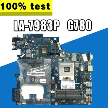 

LA-7983P For Lenovo Ideapad G780 For Lenovo QIWG7 LA-7983P HM76 PGA989 DDR3 8 video chips motherboard Test 100% original