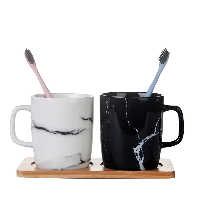 

Creative Toothbrush Holder Cup Wash Tooth Mug Toothpaste Storage Box Decorative Water Mug Ceramic Bathroom Accessories 3