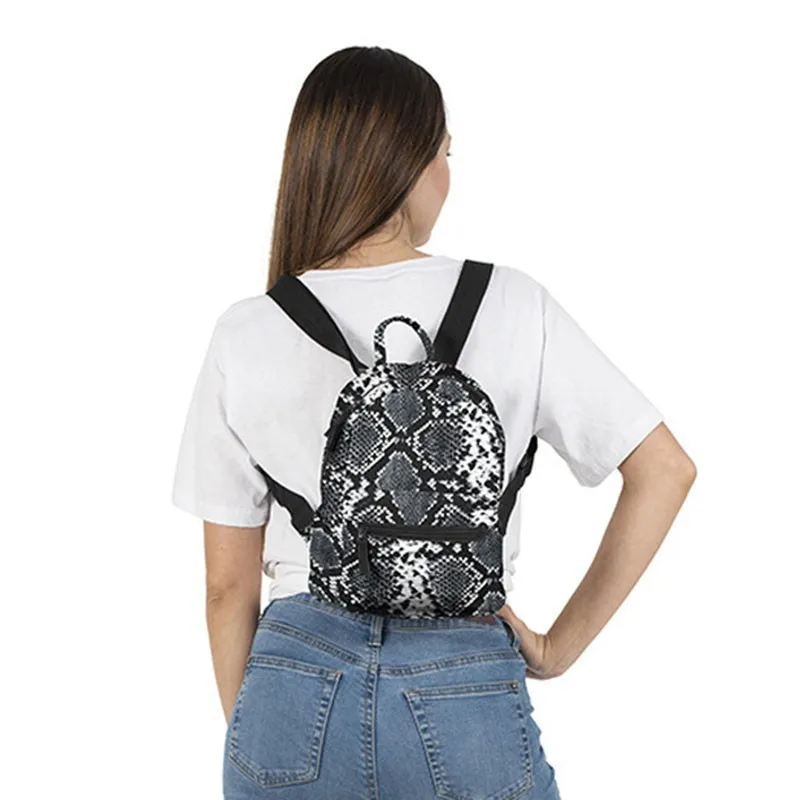 2019 дизайнерские женские оксфорды Рюкзаки Женский Змеиный модный стиль рюкзака Сумки в европейском стиле для женщин Женский туристический