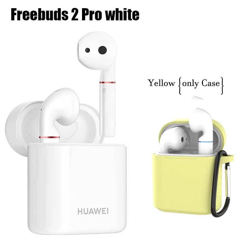 Huawei Freebuds 2 Pro Freebuds2 беспроводной Bluetooth 5,0 Наушники Hi-Fi водонепроницаемый IP54 контроль беспроводного заряда - Цвет: Pro add Yellow Case