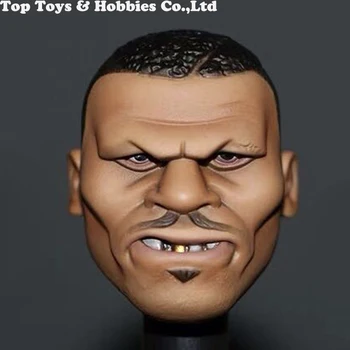 

1/6 Male Head Sculpt MIKE TYSON Q Edition Head Carving Boxing Tyson Head Carved Model Toys Fit 12" Action Figure Body