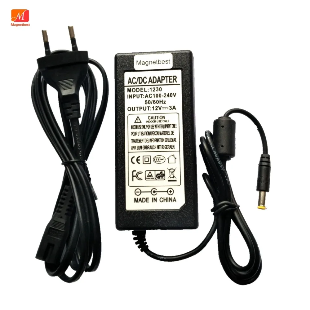 12v3a 36w Ac Dc Adapter Charger 12v 3a Lcd Switch Power Supply Led