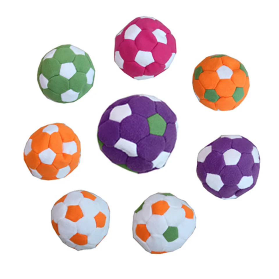 2.5 Inch Light Suede Microfiber Soccer Hacky Footbag Sack Kick Bal Sandbag Daily Tranining Balls