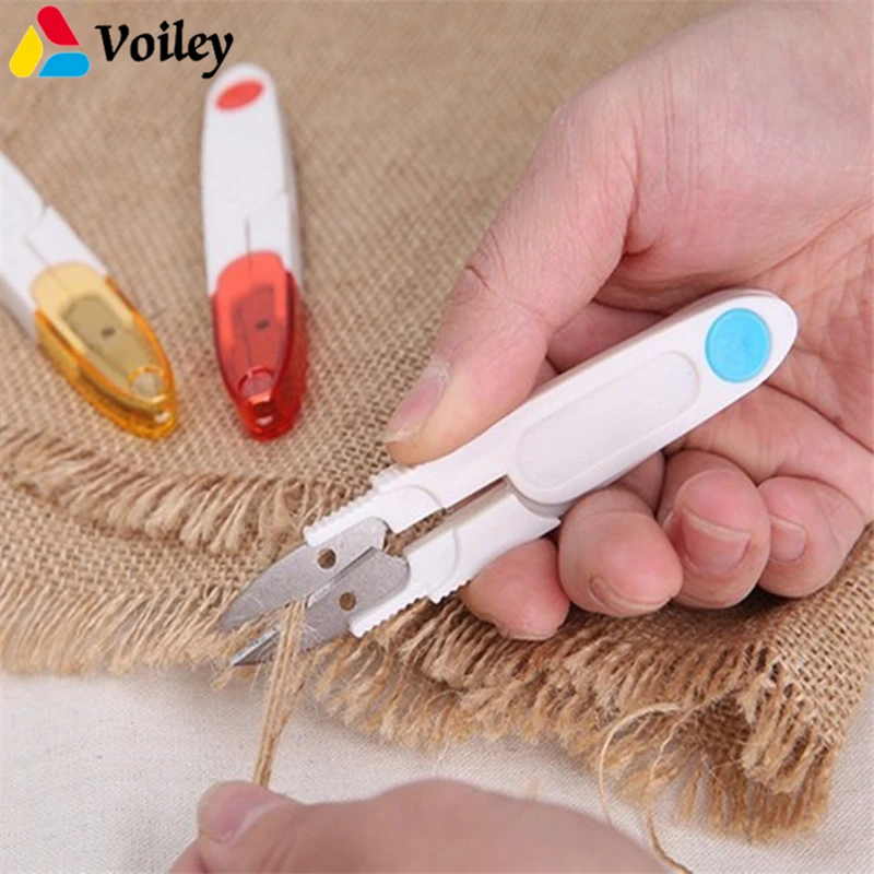 

VOILEY 4 Color 11.5cm Sewing Tools Scissors DIY Patchworks Tailor Cross Stitch Thread Cutter Stitch Scissors Craft Home Tool,Q