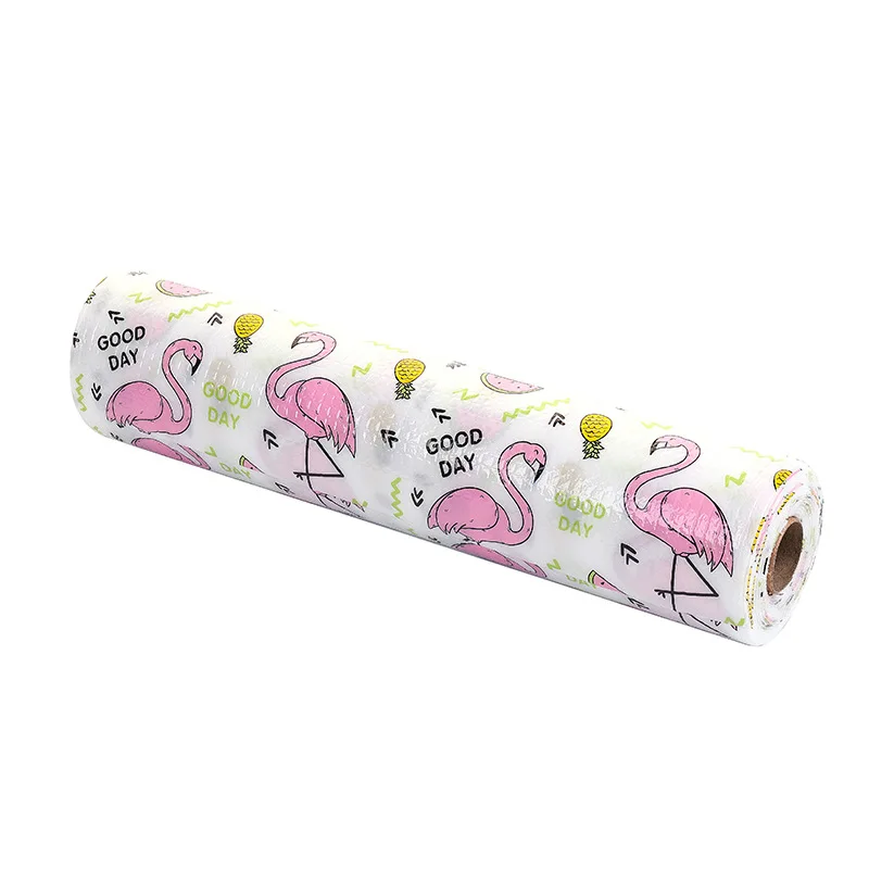 30*300cm Flamingo Pattern Printed Cabinet Sticker Kitchen Moisture-proof Drawer Liner Shelf Pad Place Mat Table Runner