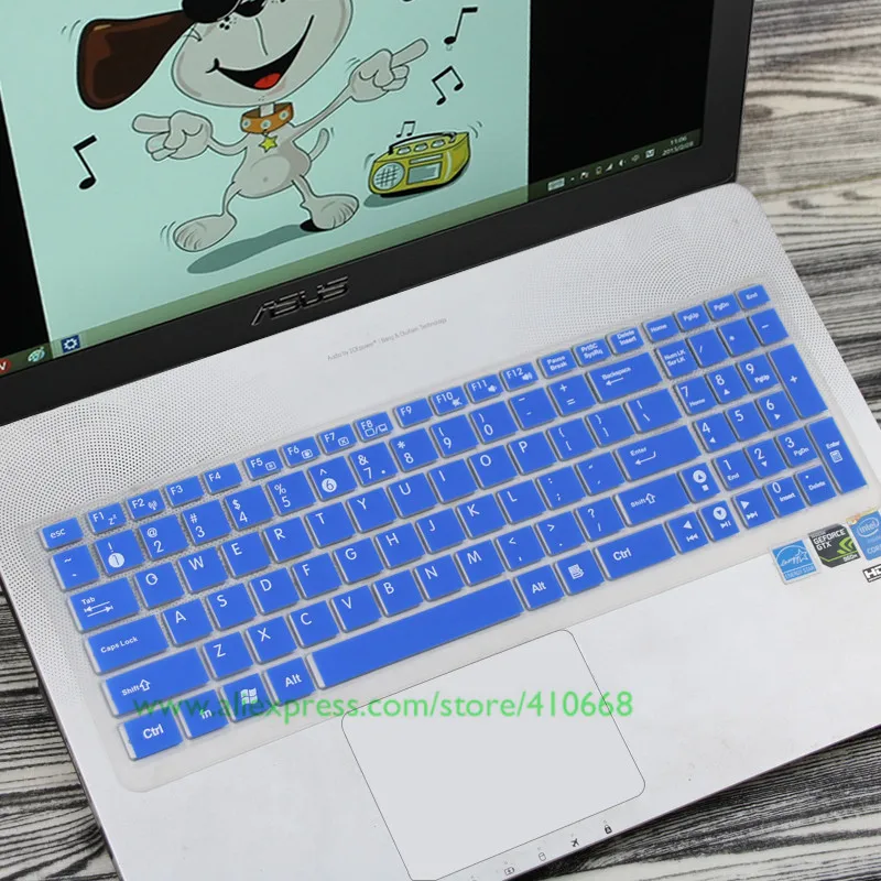 15 6 дюймовая Защитная крышка для клавиатуры ноутбука Asus K52N N50V X52 X54X K54HR N53T A53S N73SV N53SV