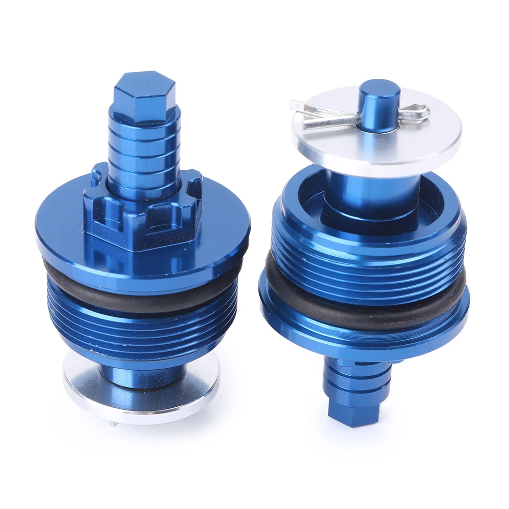 For Kawasaki Ninja CBR250 CBR 250 Front shock absorber screw cover Cap Preload Adjusters Fork Bolts 37MM CNC Aluminum Motorbike Motorcycle Spare Parts Accessories