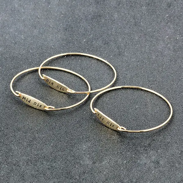 Gold-Plated-Silver-Plated-Big-Mid-Little-Sister-Bangle-Bracelet-For-Women-Fine-Jewelry-Family-Member (5)