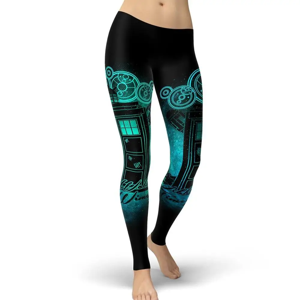 

Brand New Women legging Doctor Who Wibbly Wobbly Timey Wimey printing leggins Slim Leggings Fitness Woman Pant DROP SHIP