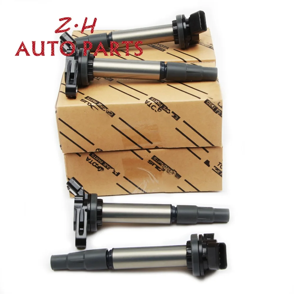 

NEW 4Pcs Engine Ignition Coils 90919-02252 For Toyota Corolla Prius Scion xD Lexus 1.8L 5C1771 IC686 IC722 90919-02258 UF-596