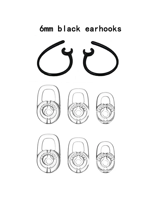 EKIND набор 6 шт. SML три размера наушники для Plantronics Voyager Edge Мобильная Bluetooth беспроводная гарнитура ушные петли клипсы - Цвет: Set C