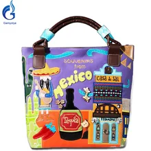 Gamystye 2016 women canvas bags Shoulder bolsos Italy Handbag Retro Handmade Bolsa Feminina embroidered bag Ladies mexico bags