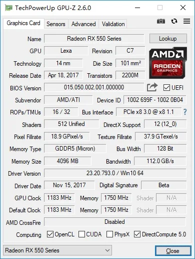 550GPU
