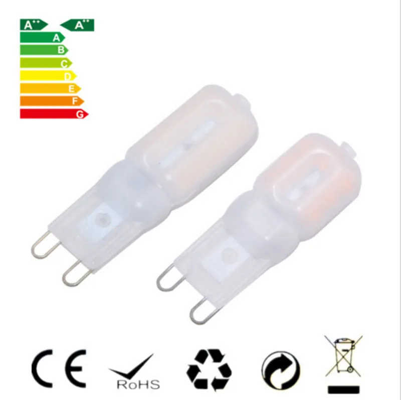 

5PCS G9 LED Bulb 2W 220V SMD2835 G9 LED Lamp 360 Degree Lighting High Transmittance Warm/Cold White