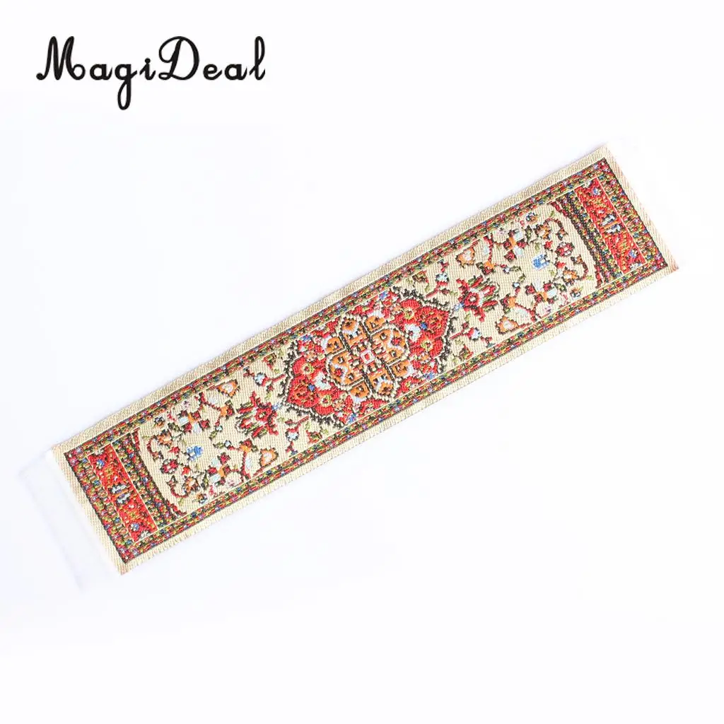 MagiDeal Colorful 1/12 Scale Silk Woven Rug Floor Coverings Carpet DollHouse Furniture Miniatures Toy for House Decor 8Kinds