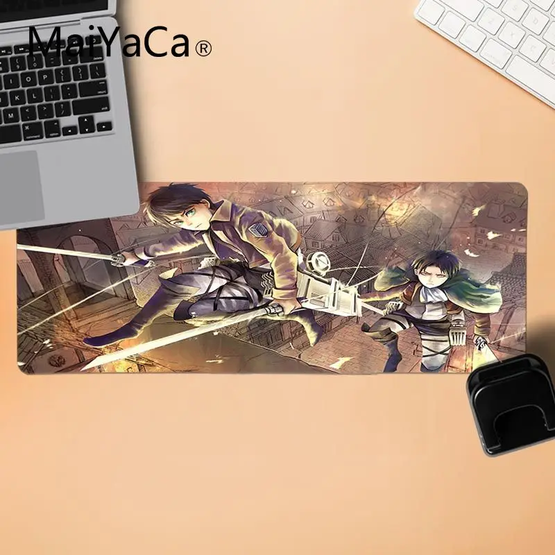 MaiYaCa дизайн атака на Титанов уникальная настольная панель коврик для игровой мыши ноутбука игровой шкафчик мыши коврик для мыши