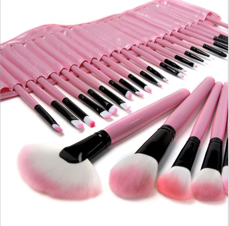 

Makeup Brushes 12/32 Pcs Pink Professional Soft Cosmetics Beauty Make up Brush Set Kit Tools Woman's Make up Brushes Maquiagem