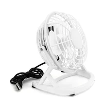 Мини-вентилятор портативный USB настольный компьютер ПК ноутбук бесшумный Цвет: белый