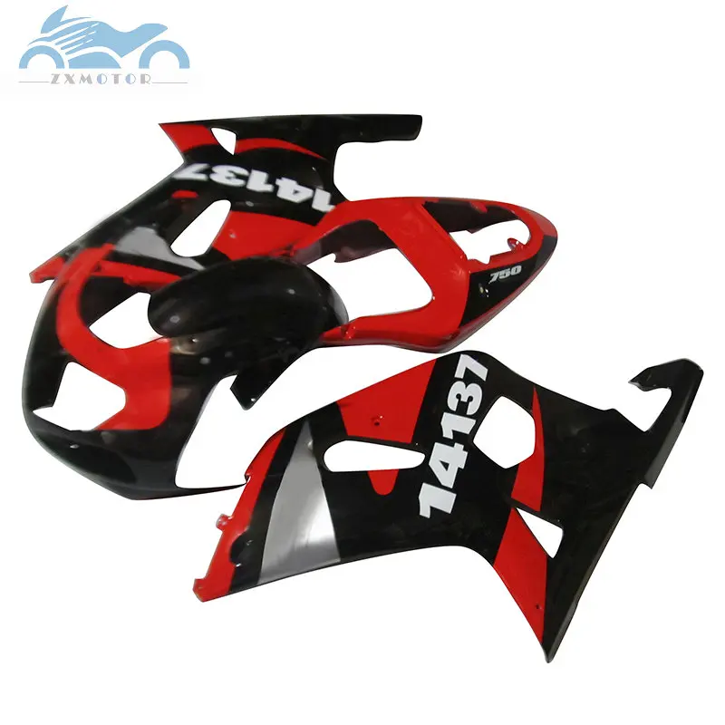 Тела Обтекатели для Suzuki K1 GSXR 600 GSXR750 2001-2003 road гоночный мотоцикл обтекаемой формы комплекты GSX600 R750 01 02 03 красный черный части