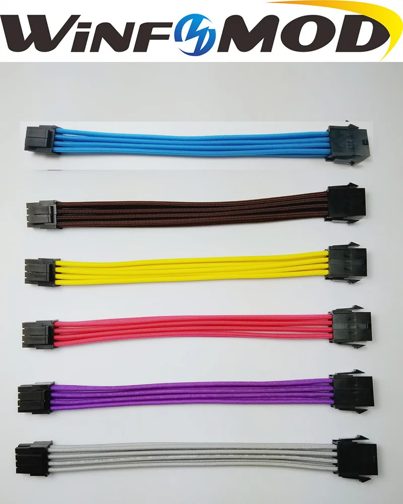 ATX EPS CPU 8PIN Female to Male 4+4Pin 18AWG PSU Extension Power Cord